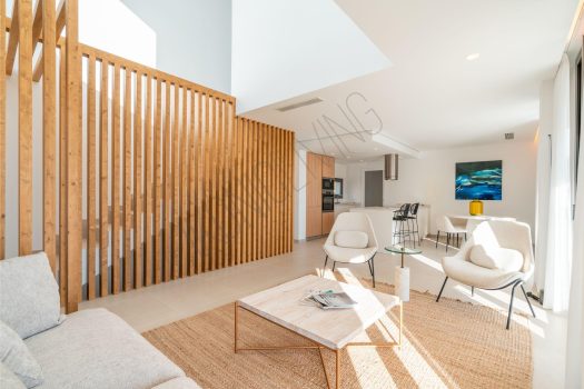 Turnkey villa’s in Finestrat met uitzicht op de skyline van Benidorm