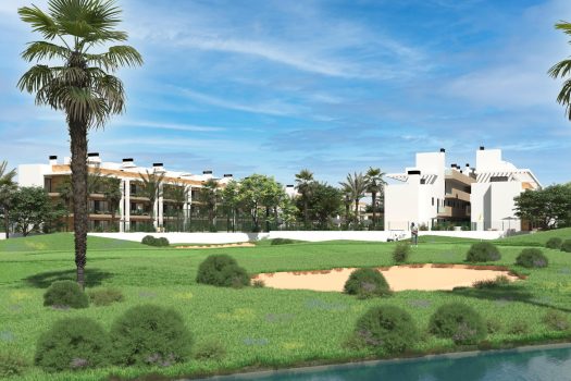 Ruime en lichte appartementen naast de golf in Torre del Rame, Los Alcázares
