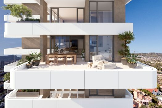 Luxe appartementen op 500 meter van het strand in Calpe