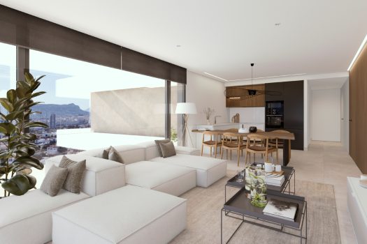 Luxe appartementen op 500 meter van het strand in Calpe