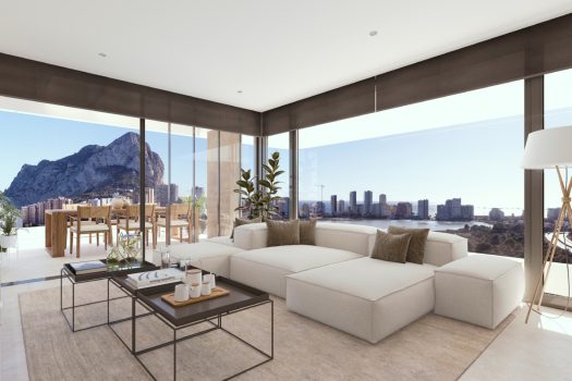 Luxe appartementen op 500 meter van het strand in Calpe