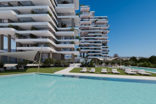 Luxe appartementen op 500 meter van het strand in Calpe