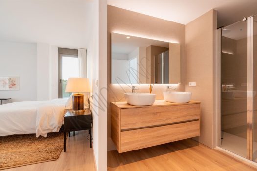 Turnkey villa’s in Finestrat met uitzicht op de skyline van Benidorm