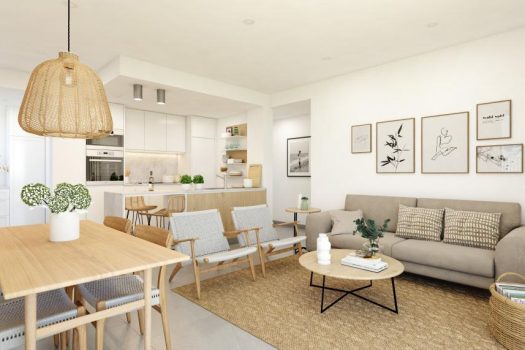 Vrijstaande villa’s in Polop met uitzicht op zee en de bergen