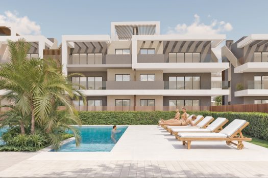 Toeristische appartementen met uitzicht op zee in Pilar de la Horadada