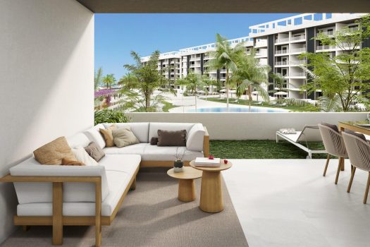 Appartementen met zeezicht op loopafstand van het strand in La Mata