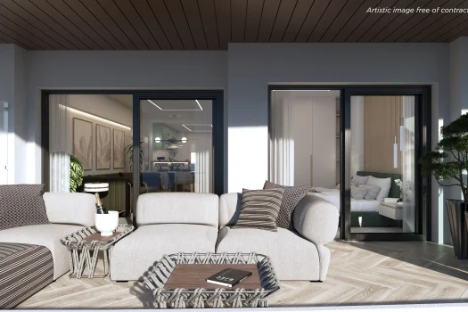 Appartementen aan het strand in La Manga del Mar Menor, Murcia