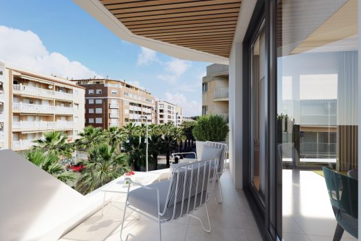 Appartementen op 100 meter van het strand in Guardamar del Segura