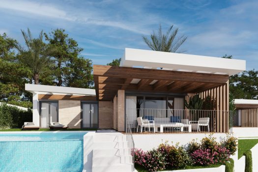 Prachtige villa’s tussen de zee en de bergen in Polop