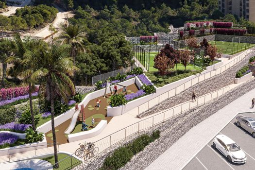 Moderne appartementen met grote terrassen in Playa de Poniente, Benidorm