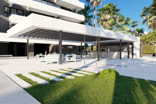 Appartementen met prachtig uitzicht in Calpe op 350 m van de zee