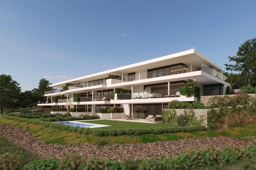 Luxe appartementen op de eerste lijn aan de golfbaan in Orihuela