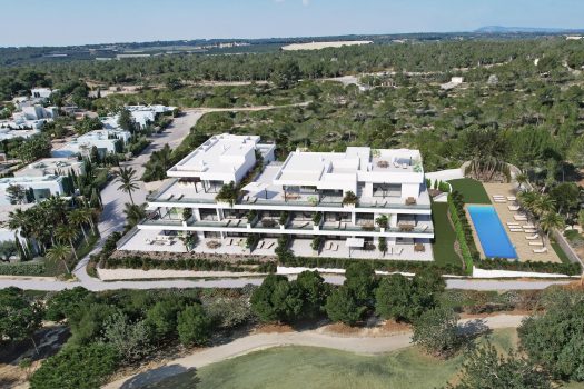 Luxe appartementen op de eerste lijn aan de golfbaan in Orihuela