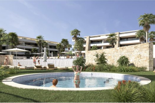 Appartementen omgeven door de bergen in Monforte del cid, Alicante