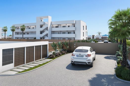 Appartementen met zicht op zee en de golfbaan in La Serena Golf, Los Alcázares