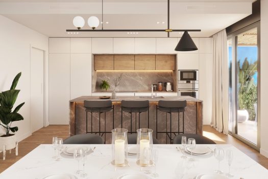 Prachtige villa’s tussen de zee en de bergen in Polop