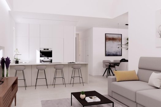 Vrijstaande villa’s met prachtig uitzicht op zee en de bergen in Finestrat