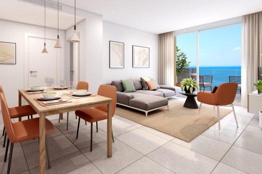 Appartementen tussen twee zeeën in La Manga del Mar Menor