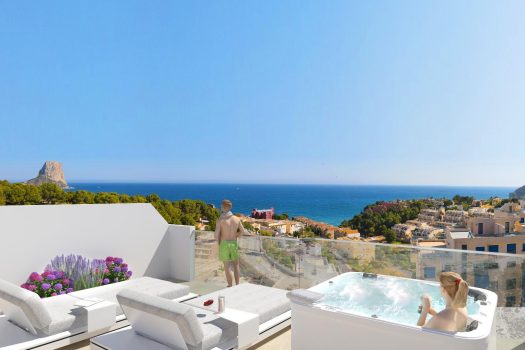 Prachtige appartementen met zeezicht in Calpe