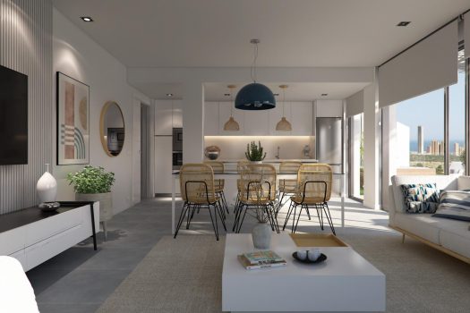 Designwoningen met zeezicht in Finestrat