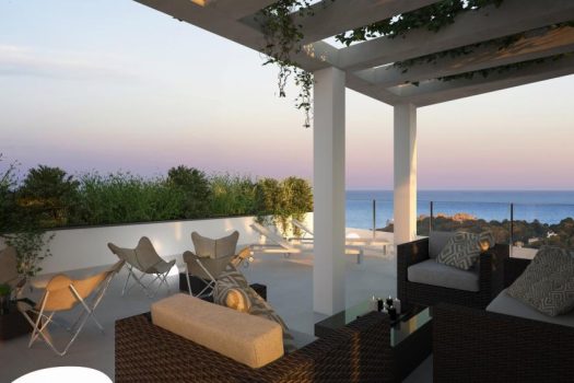 Appartement met uitzicht op zee in Orihuela Costa