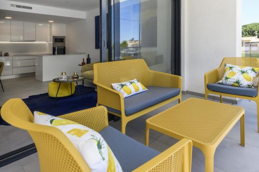 Appartement met uitzicht op zee in Orihuela Costa
