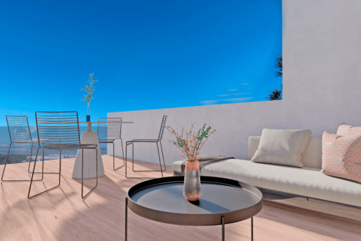 Moderne appartementen naast de “Pink Lagoon” van Torrevieja