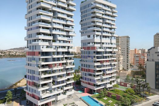 Schitterende appartementen in Calpe met uitzicht op de zee en de zoutvlaktes