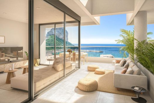 Schitterende appartementen in Calpe met uitzicht op de zee en de zoutvlaktes