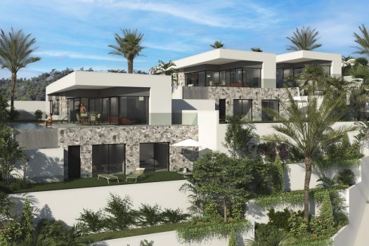 Luxe villa’s in Balcón de Finestrat met zeezicht