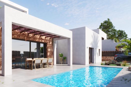 Prachtige vrijstaande villa’s vlakbij de golfbaan in Orihuela