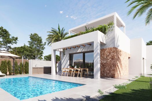 Prachtige vrijstaande villa’s vlakbij de golfbaan in Orihuela