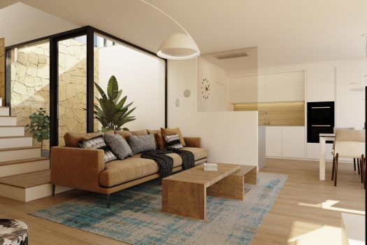 Half vrijstaande villa’s met uitzicht op de golfbaan in Monforte del Cid