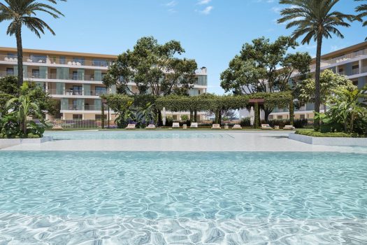 Spectaculaire appartementen met fitnessruimte en zwembad in Denia